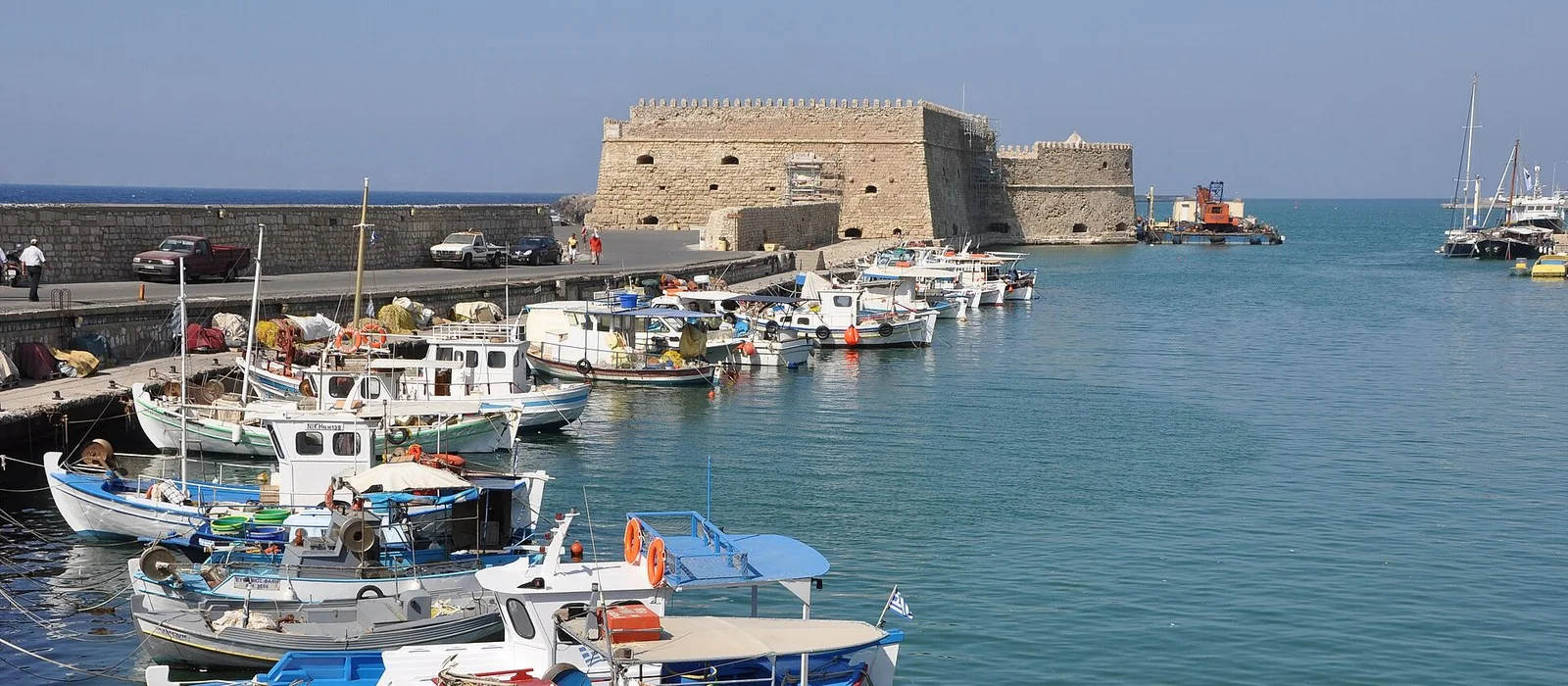 Koules fortress and harbour in Heraklion, Crete
